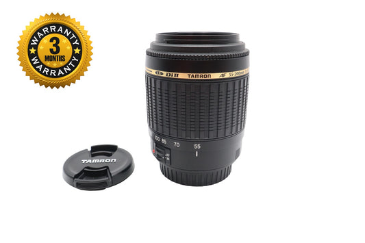 Tamron 55-200mm Telephoto Lens f/4.0-5.6 DI II AF for Canon, Very Good Condition