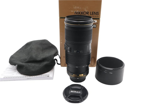 Nikon 70-200mm Zoom Lens F4 VR G ED, AF-S, Full Frame, Stabilised, Excellent Con