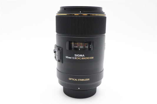 Sigma 105mm Macro Lens f/2.8 EX DG OS, Stabilised for Nikon F Mount, V.Good Cond