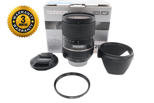 Tamron 16-300mm All-Around Lens F3.5-6.3 PZD Di II for Nikon, Very Good Cond.