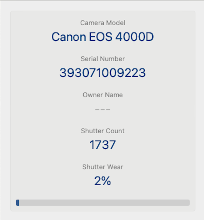 Canon 4000D Camera DSLR 18.0MP with 18-55mm, Shutter Count 1737, V. Good REFURB.