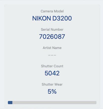 Nikon D3200 DSLR Camera 24.2MP with 18-55mm, Shutter Count 5042, Good Condition