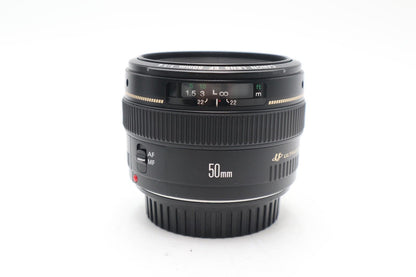 Canon 50mm Prime Lens f/1.4 USM Sharp, Portrait, Full Frame, V. Good REFURBISHED