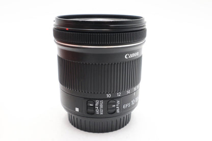 Canon 10-18mm Wide-Angle Lens F/4.5-5.6 IS STM, Stabilised Very Good REFURBISHED