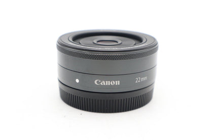 Canon 22mm Wide-Angle Lens F/2.0, Fixed Sharp Prime for EF-M, V.Good REFURBISHED