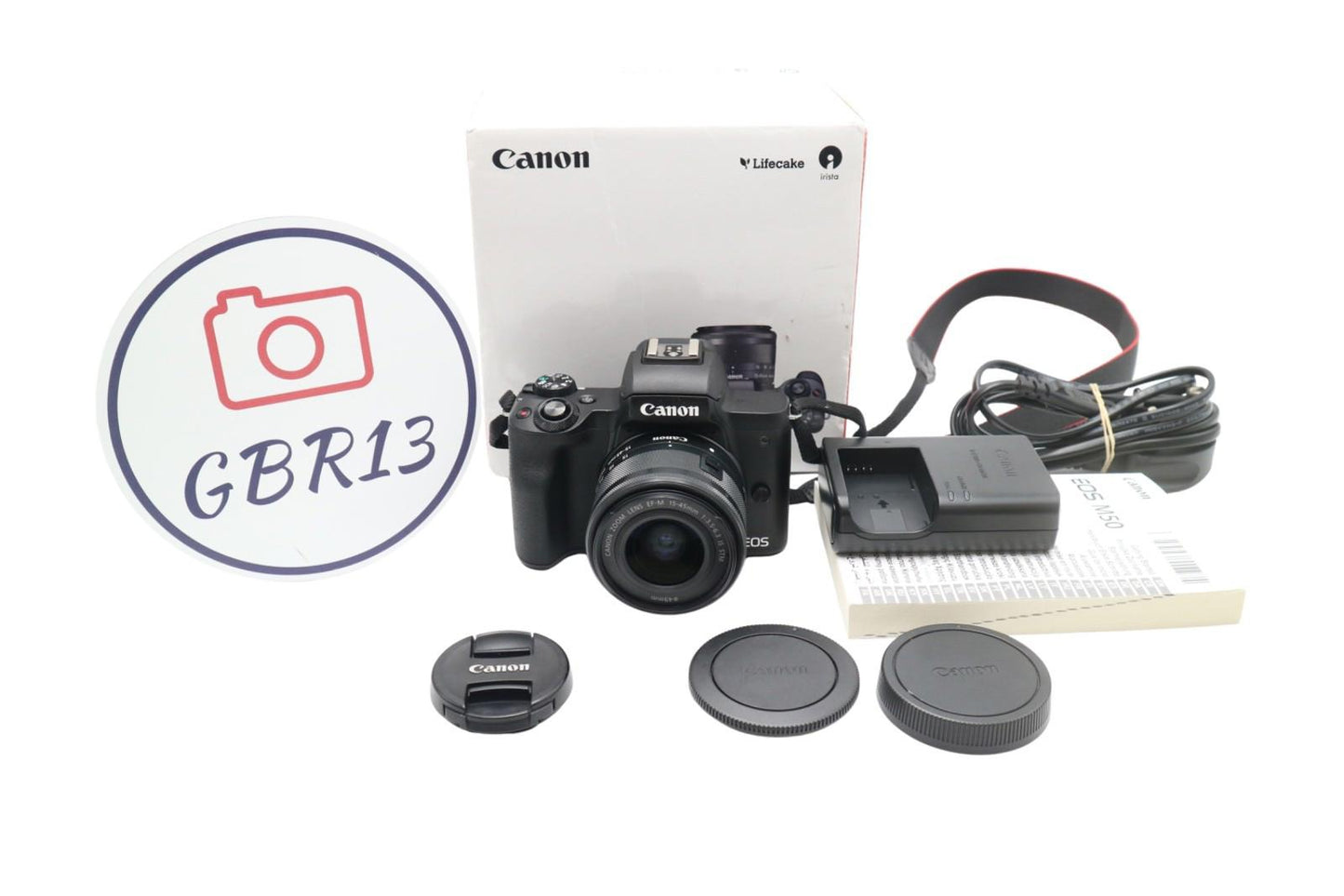 Canon M50 24MP Camera kit with 15-45mm STM Lens 4000 Shutter C, Good REFURBISHED