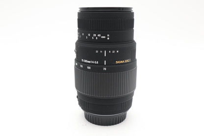 Sigma 70-300mm f/4-5.6 Lens Zoom Macro, Telephoto for Canon, V. Good REFURBISHED