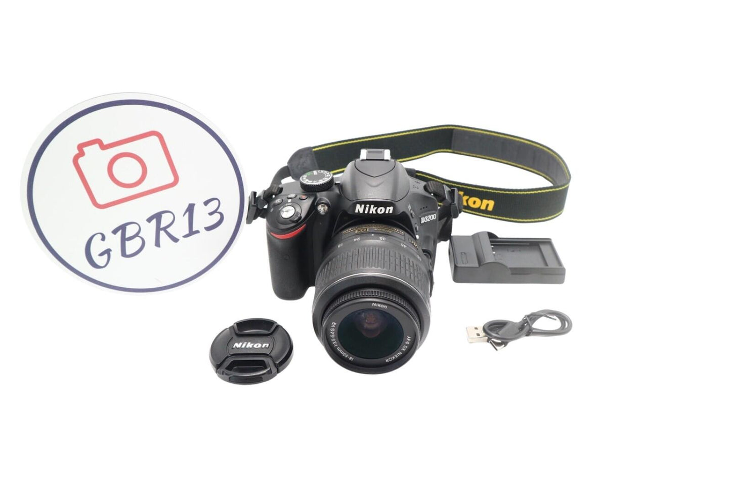 Nikon D3200 DSLR Camera + 18-55mm Lens | Very Good Refurbished | 12M Warranty UK