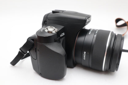 Sony Alpha A230 Camera DSLR 10.2MP with 18-55mm, Shutter Count 2326, REFURBISHED