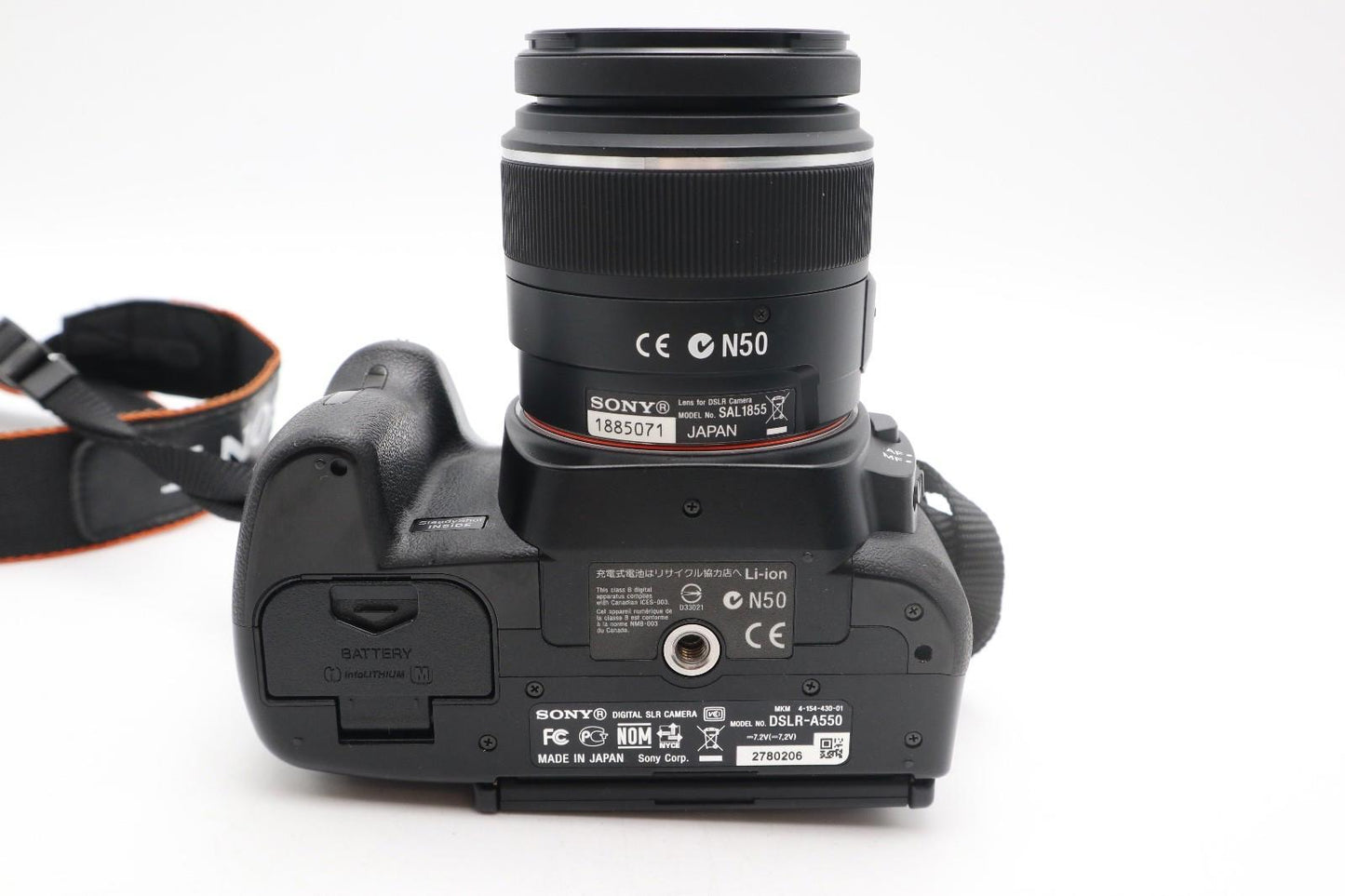 Sony A550 DSLR Camera 14.2MP with 18-55mm Lens, Shutter Count 3326, Good Cond.