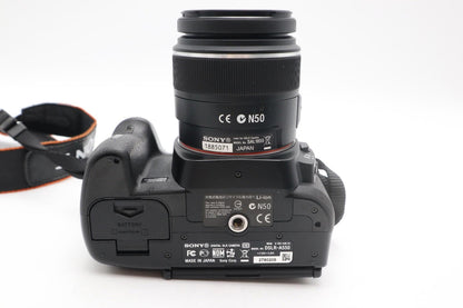 Sony A550 DSLR Camera 14.2MP with 18-55mm Lens, Shutter Count 3326, Good Cond.