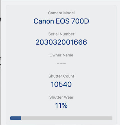 Canon 700D DSLR Camera 18MP with 18-55mm, Shutter Count 10540, Very Good Cond.