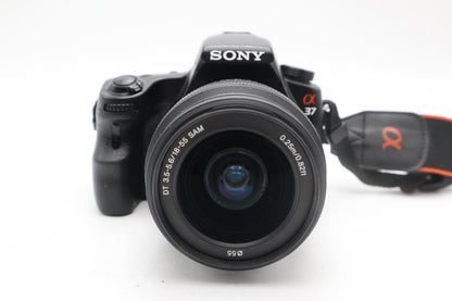 Sony A37 Camera DSLR 16.1MP with 18-55mm, Shutter Count 7396, Good REFURBISHED