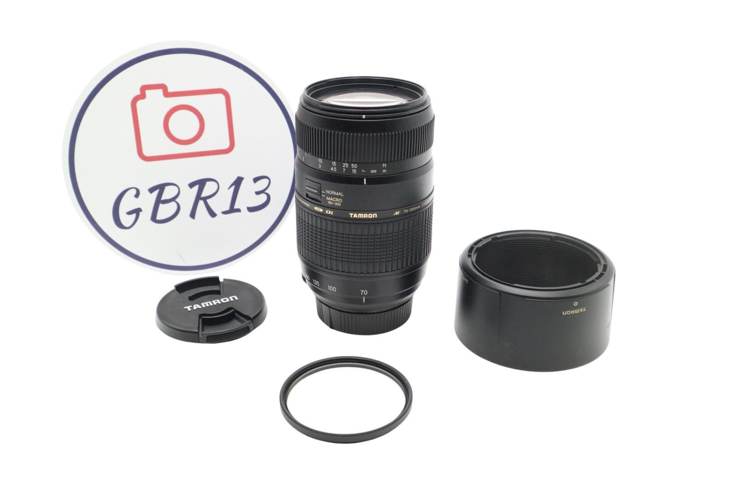 Tamron 70-300mm Lens F4.0-5.6 AF Di LD Tele-Macro for Nikon, V. Good REFURBISHED
