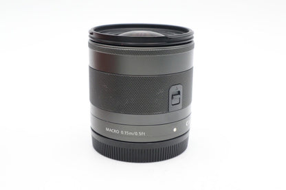 Canon 11-22mm Wide-Angle Lens f/4-5.6 IS STM, for Canon EF-M, Good REFURBISHED