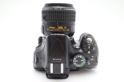 Nikon D5200 DSLR Camera 24.1MP with 18-55mm, Shutter Count 8486 Good Condition