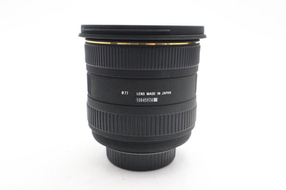 Sigma 10-20mm Lens F4-5.6 EX HSM DC AF Wide Angle for Nikon DX, Good REFURBISHED