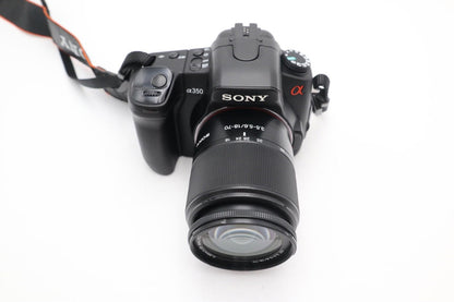 Sony A350 DSLR Camera 14.2MP with 18-70mm Lens, Tilting Screen, Good Condition