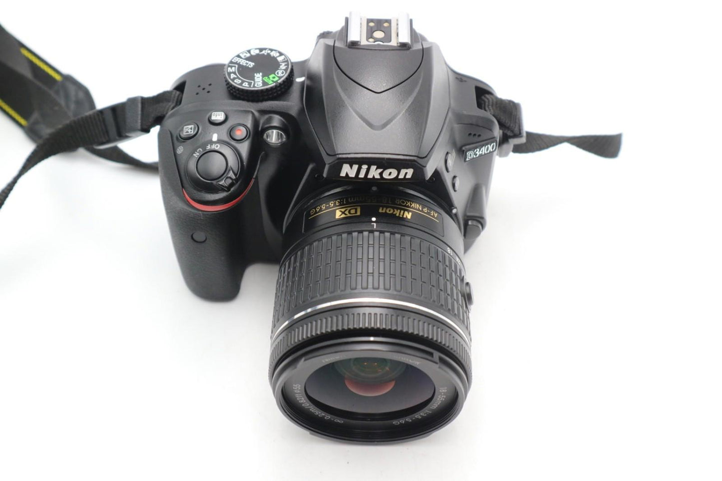 Nikon D3400 DSLR Camera 24.2MP with Nikon 18-55mm AF-P Lens, Good Condition
