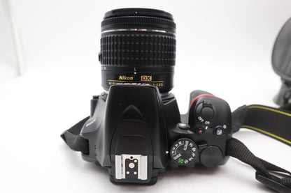 Nikon D3500 DSLR Camera 24.2MP with 18-55mm, Shutter Count 480 V.G. REFURBISHED