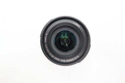 Panasonic 12-60mm Premium Lens F3.5-5.6 G Vario Power O.I.S., GOOD REFURBISHED