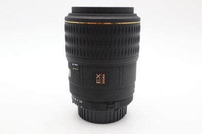 Sigma 105mm Macro Lens f/2.8 EX DG, Close-Up, for Nikon F-Mount, VG. REFURBISHED