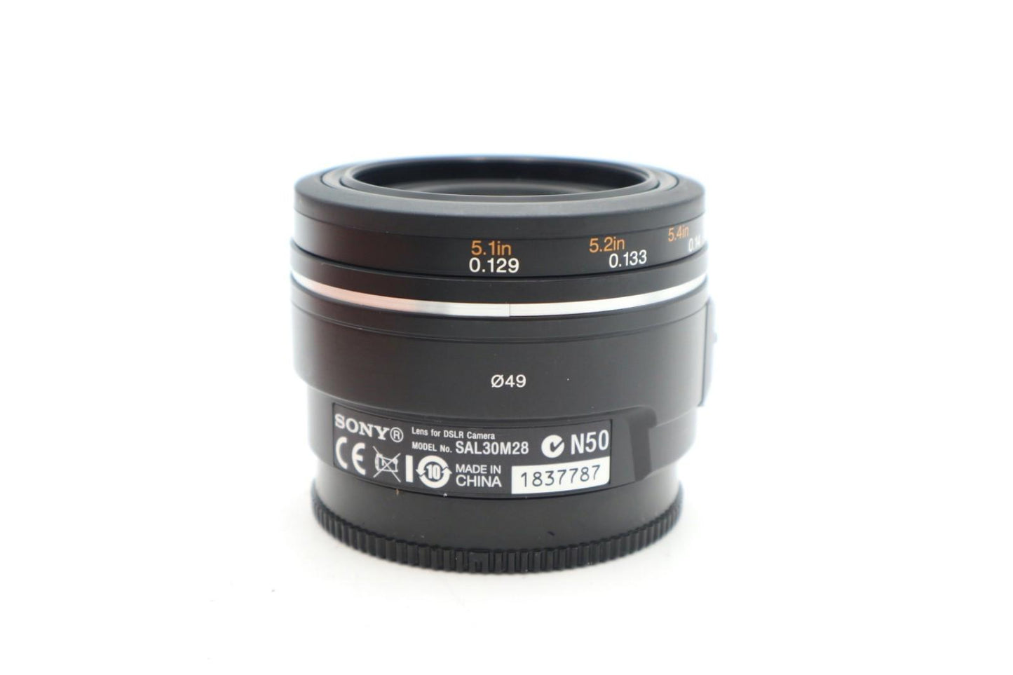 Sony 30mm Macro Lens f/2.8 SAM, Fixed, Very Sharp, Good REFURBISHED