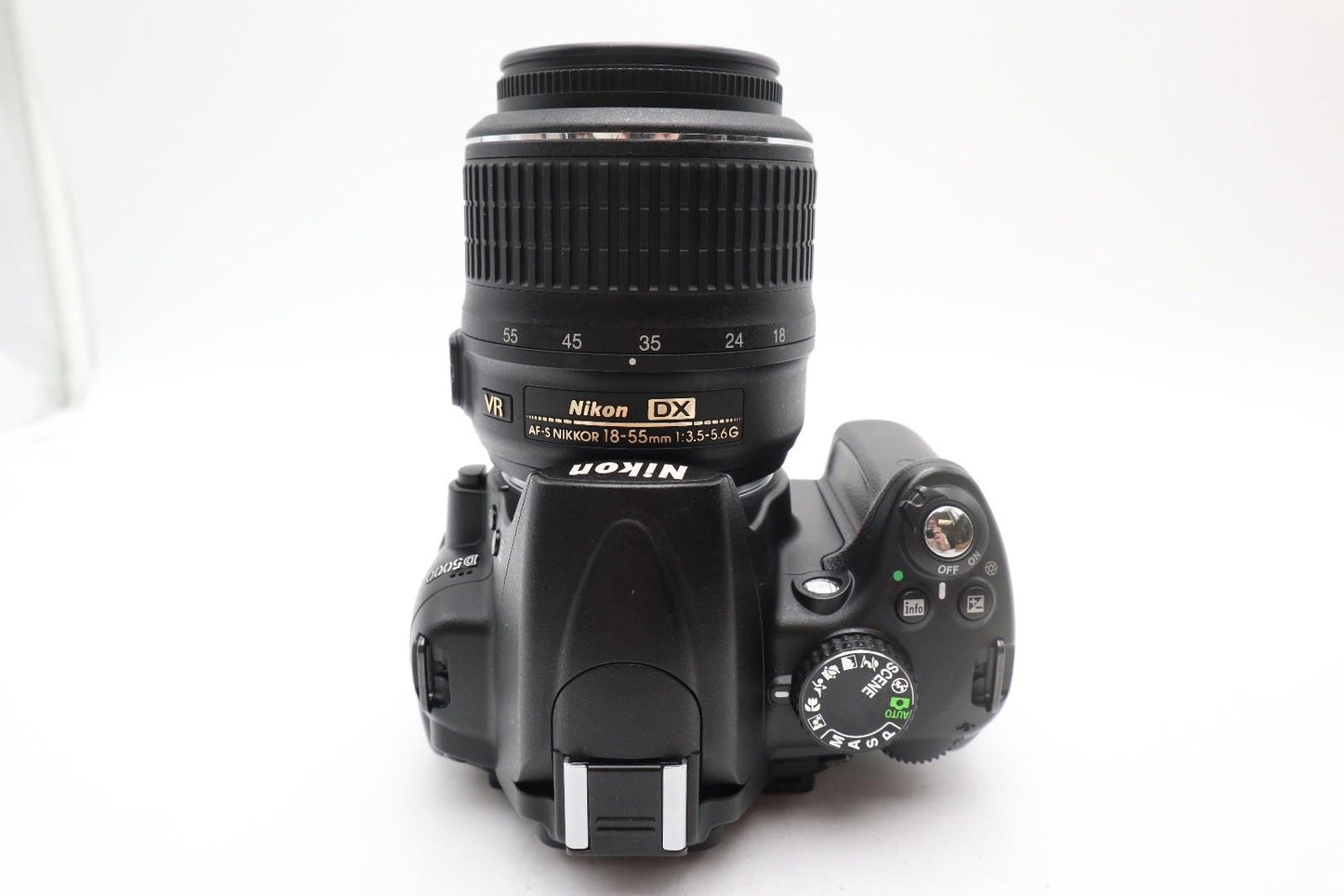 Nikon D5000 DSLR Camera 12.3MP Kit with 18-55mm Shutter Count 10063, REFURBISHED