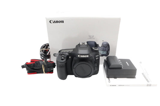 Canon 80D DSLR Camera 24.2MP Body Only, Shutter Count 4961, Good Condition