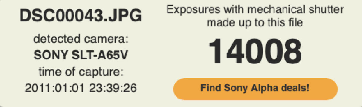 Sony A65 DSLR Camera 24.3MP with 18-55mm, Shutter Count 14008, Good Condition