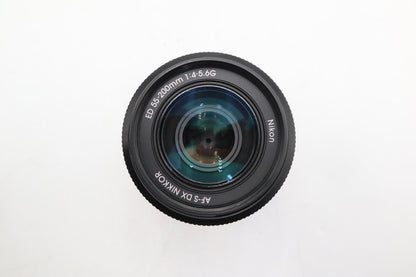 Nikon Nikkor 55-200mm Lens F/4-5.6 AF-S DX VR ED Stabilised, V. GOOD REFURBISHED