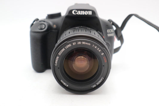 Canon EOS 1200D Camera DSLR 18MP with 28-90mm, Shutter Count 1245, V. Good Cond.