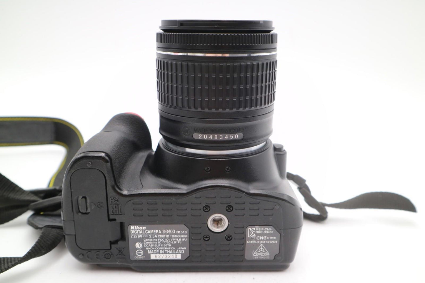 Nikon D3400 DSLR Camera 24.2MP with Nikon 18-55mm AF-P Lens, Good Condition