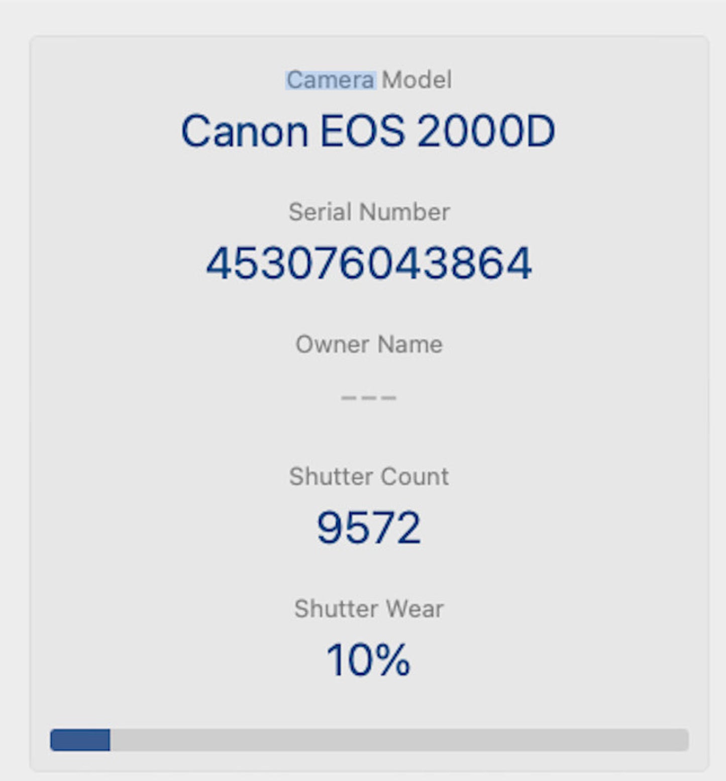 Canon 2000D DSLR Camera 24.1MP with 18-55mm, Shutter Count 9572, Good Condition