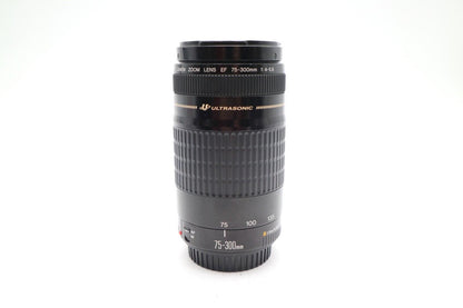 Canon 75-300mm F/4-5.6 USM EF AF Telephoto Lens, Full Frame, 1 Year Warranty