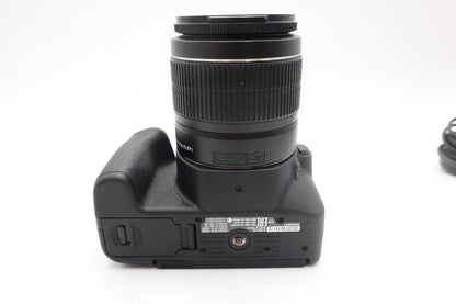 Canon 200D Camera DSLR 24.2MP with 18-55mm, Shutter Count 2217, Very Good REFURB