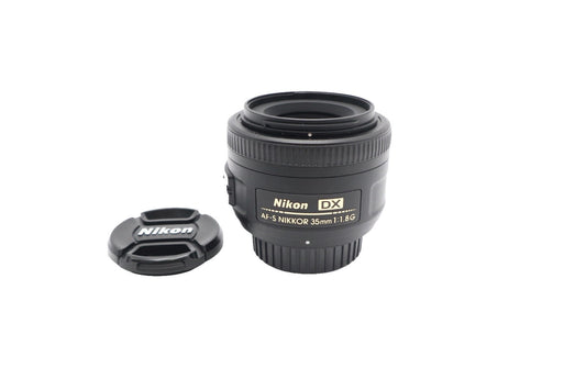 Nikon 35mm Prime Lens F1.8G AF-S DX SWM Very Sharp Portrait, V. Good REFURBISHED