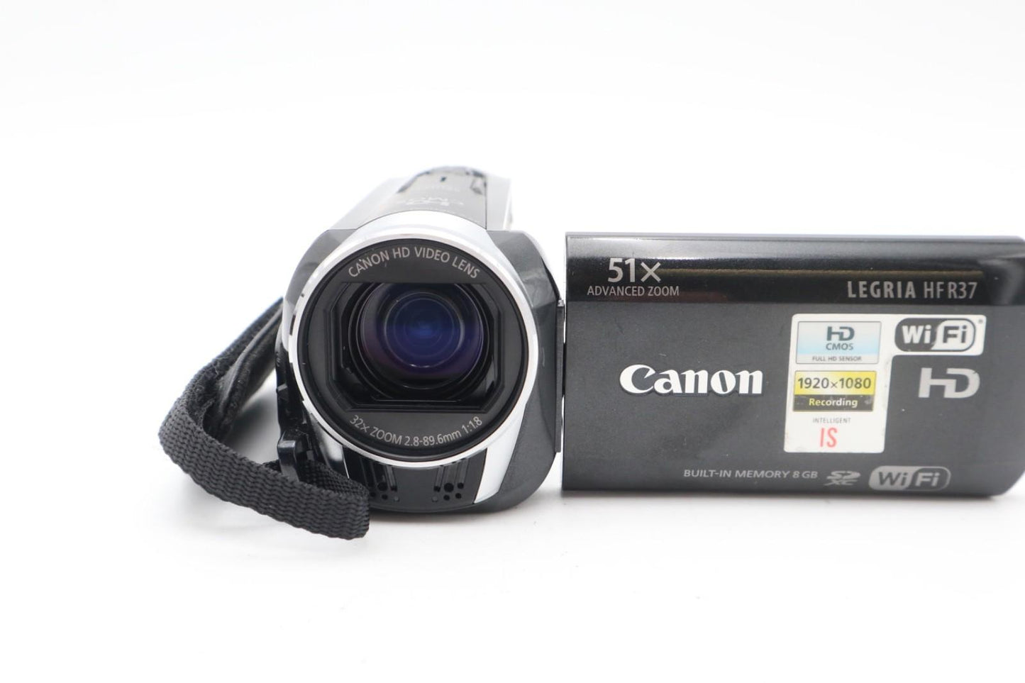 Canon Legria HF R37 Camcorder, FULL HD, 51X Zoom, Wi-Fi, Good REFURBISHED