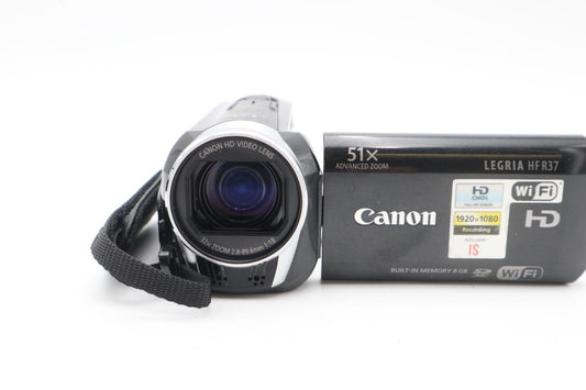 Canon Legria HF R37 Camcorder, FULL HD, 51X Zoom, Wi-Fi, Good REFURBISHED