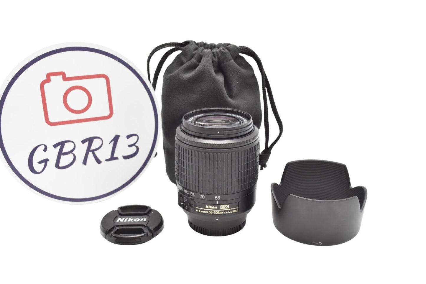 Nikon 55-200mm Zoom Lens F/4-5.6 AF-S DX ED, Good REFURBISHED