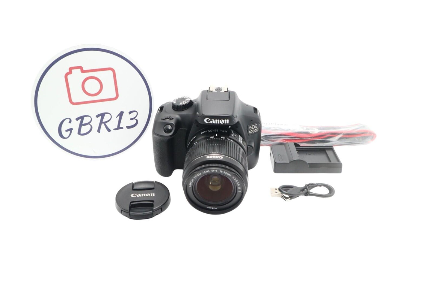 Canon 4000D DSLR Camera 18MP + 18-55mm Lens Kit | G. Refurbished | 12M Warranty