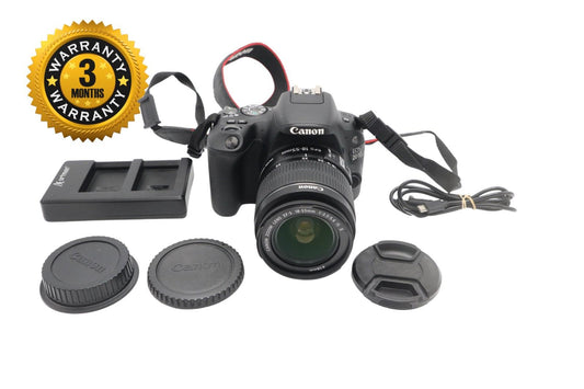 Canon 200D Camera DSLR 24.2MP Kit with 18-55mm, Shutter Count 7664, V Good Cond.