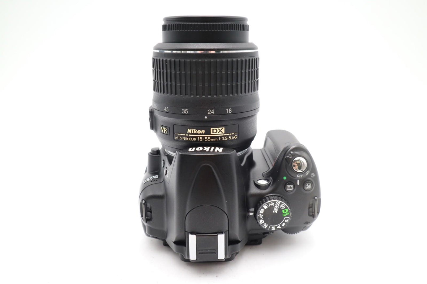 Nikon D5000 DSLR Camera 12.3MP Kit with 18-55mm Shutter Count 24173, Good Cond.