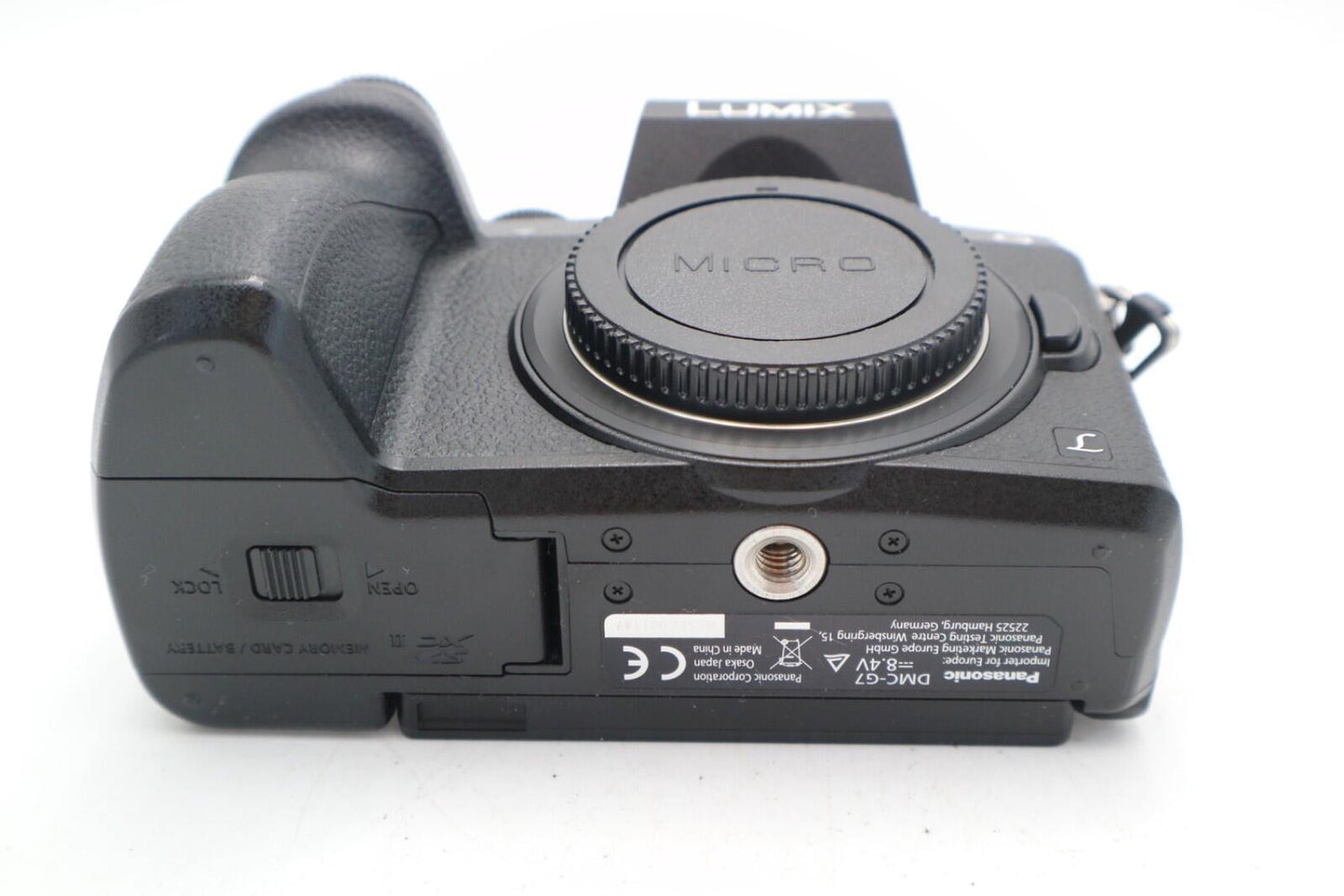Panasonic G7 Mirrorless Camera 16MP Body Only Shutter Count 1273 VG. REFURBISHED