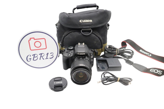 Canon 100D DSLR Camera 18MP with 18-55mm Shutter Count 4142, Good REFURBISHED