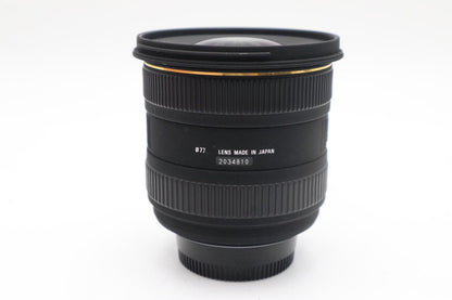 Sigma 10-20mm Lens F4-5.6 EX HSM DC AF Wide Angle for Nikon DX, Good Condition