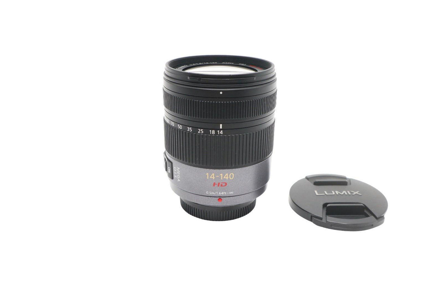 Panasonic 14-140mm All-Around Lens F34-5.8 Vario Mega O.I.S. M43, REFURBISHED
