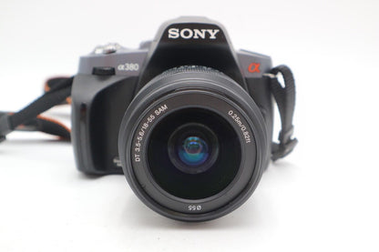 Sony A380 DSLR Camera 14.2MP with 18-55mm, Shutter Count 1142, Good Condition
