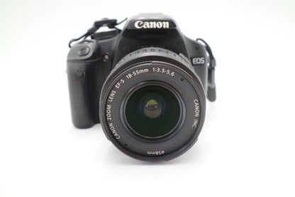 Canon 500D Camera DSLR 15.1MP with 18-55mm, Shutter Count 23768, 1 Year Warranty