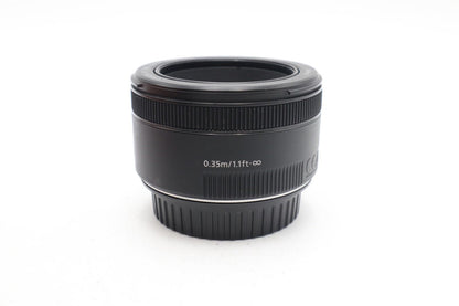 Canon 50mm Prime Lens f/1.8 STM EF Sharp, Portrait, Full Frame, Good REFURBISHED